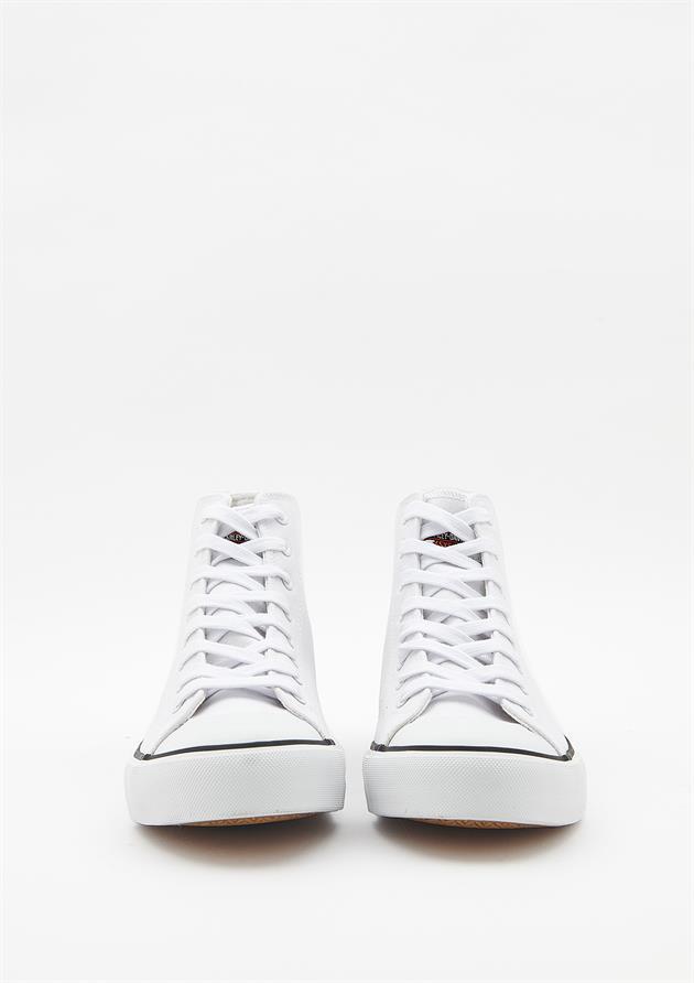 Harley Davidson 023M100382 Pittsburgh Plain White Erkek Sneaker