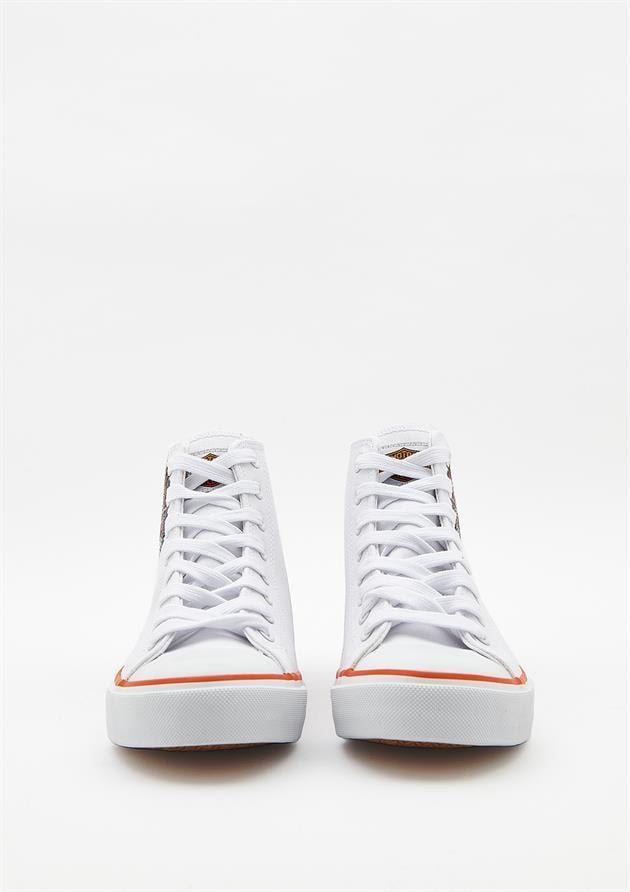 Harley Davidson 023Z100150 Pittsburgh White Kadın Sneaker