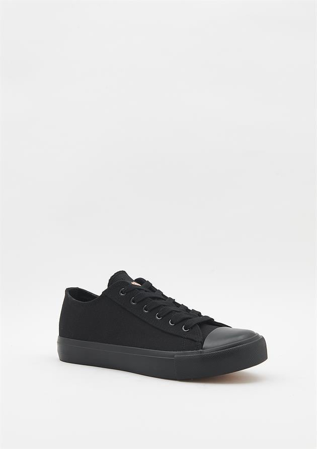Harley Davidson 023Z100163 Ontario Black/Black Tekstil Kadın Sneaker