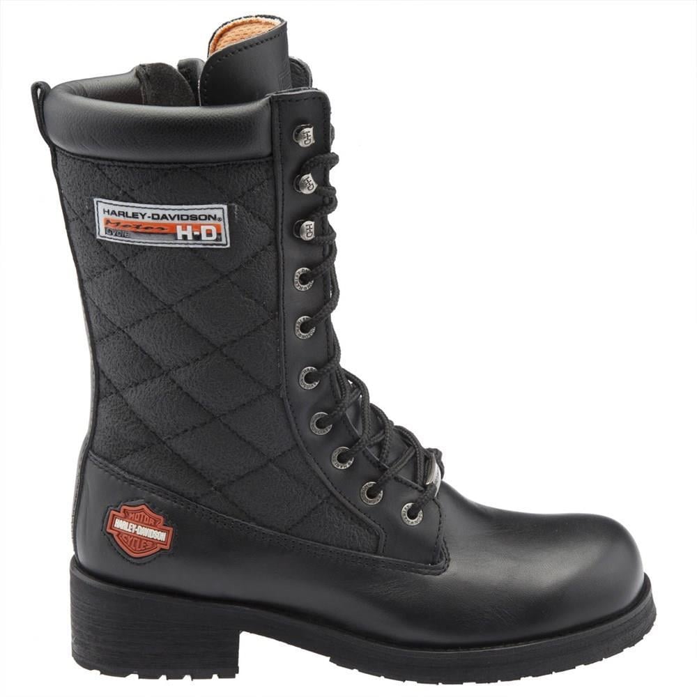Harley Davidson 025Z100217 Rose Black Yağlı Deri Kadın Bot