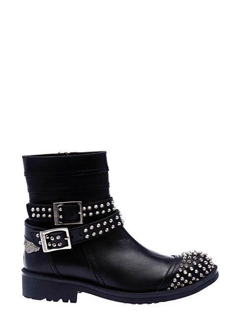 Harley Davidson 509-18 Black Kadın Deri Bot