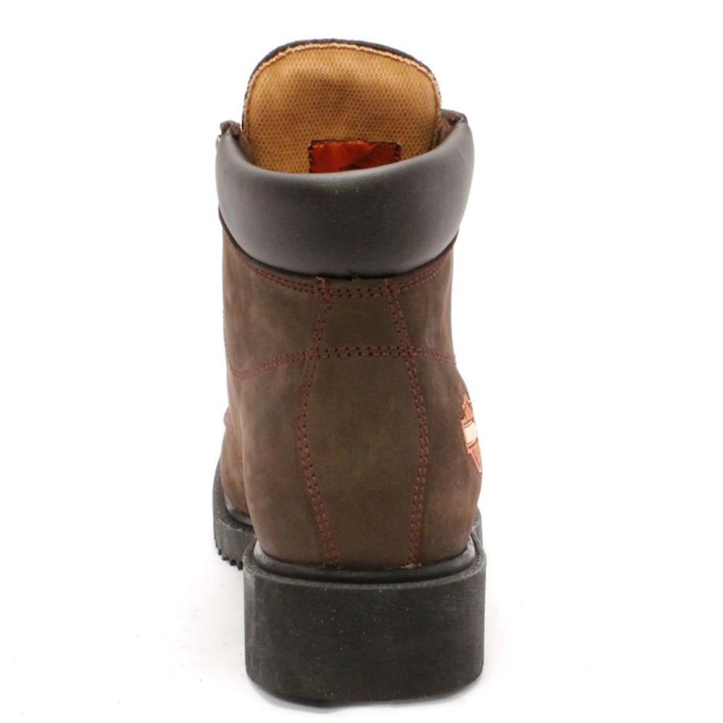 Harley Davidson 556 Mid Dark Brown Nubuk Erkek Bot