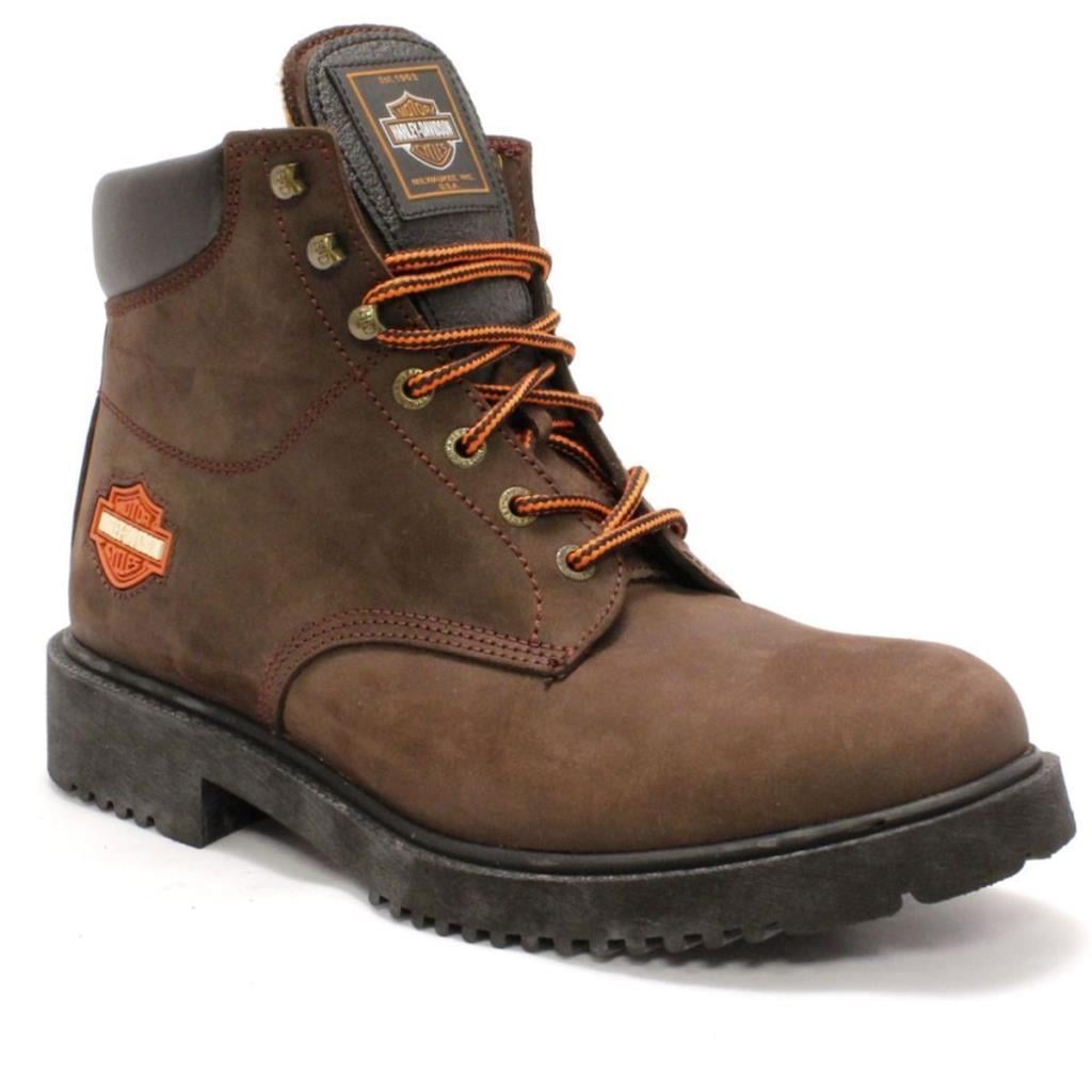 Harley Davidson 556 Mid Dark Brown Nubuk Erkek Bot