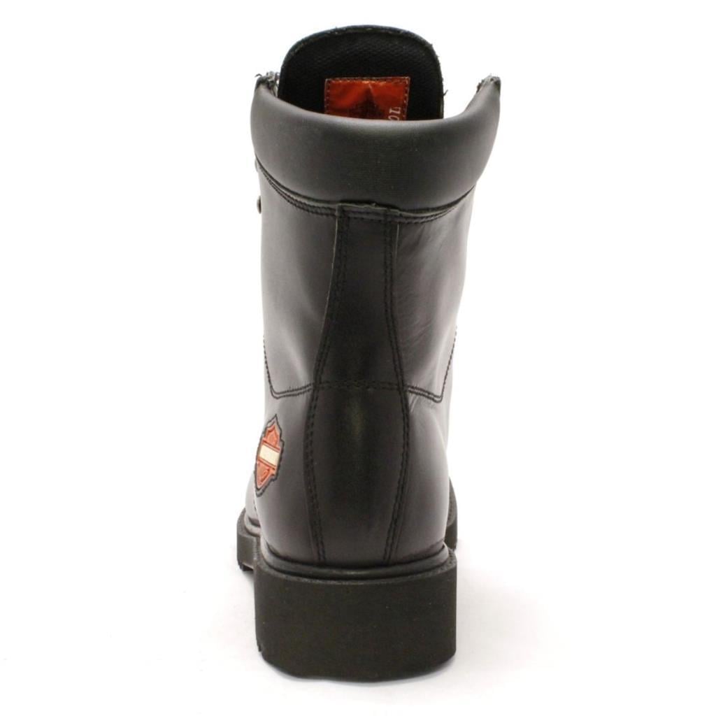 Harley Davidson 558 Steel Toe Hi Black Deri Erkek Bot