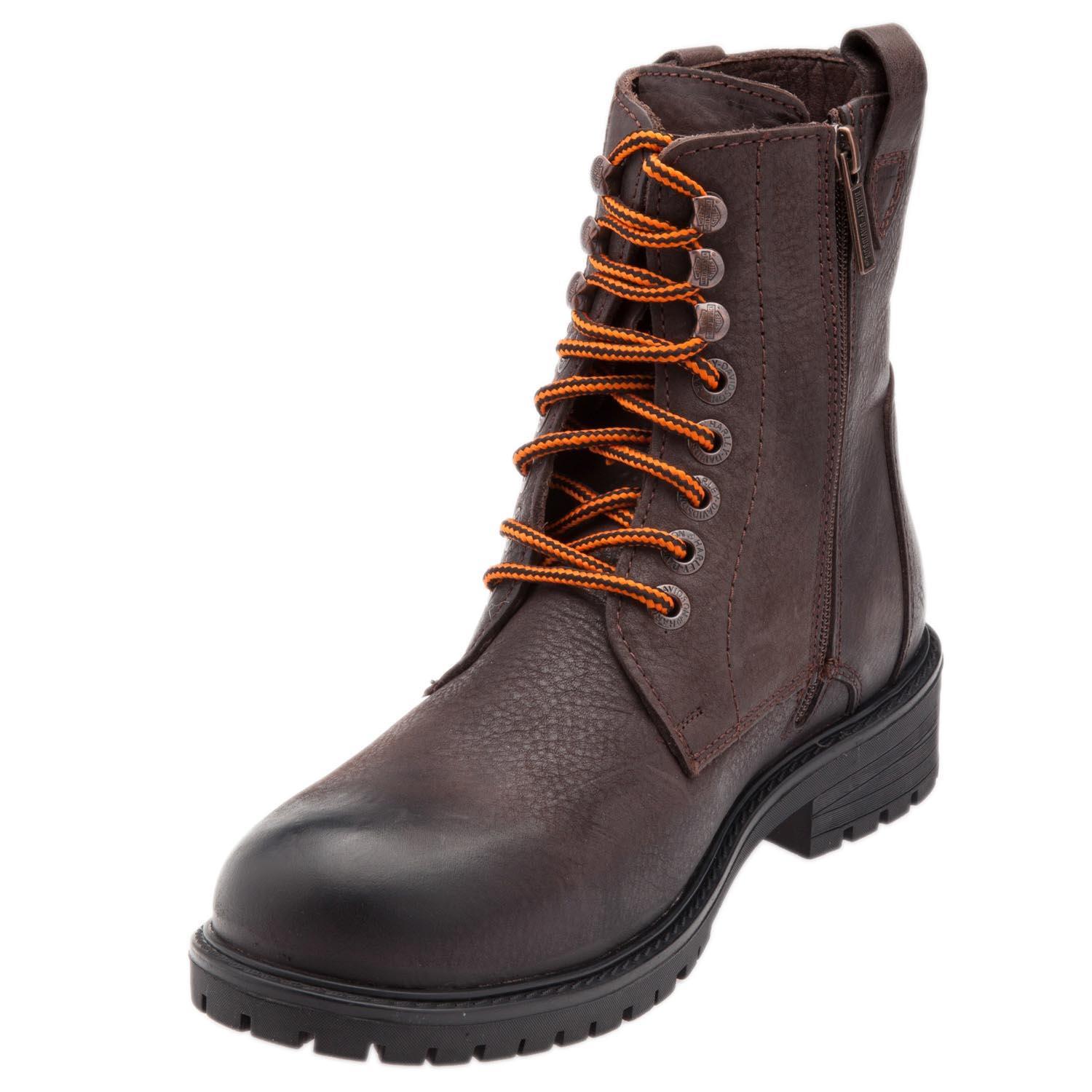 Harley Davidson Adam YT Brown Deri Erkek Bot