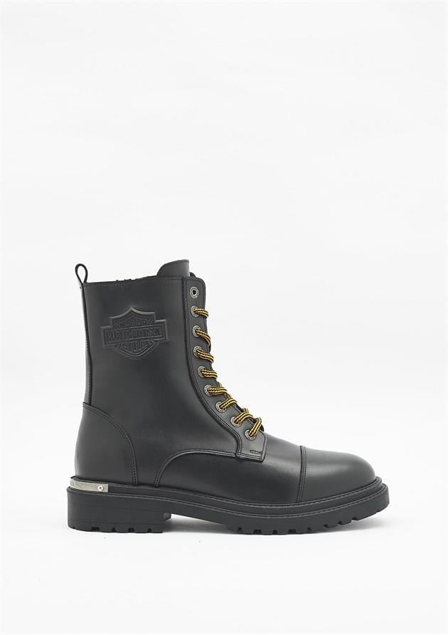 Harley Davidson Atacama Black Deri Erkek Bot