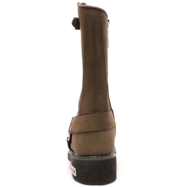 Harley Davidson Bailey Dark Brown Nubuk Kadın Çizme