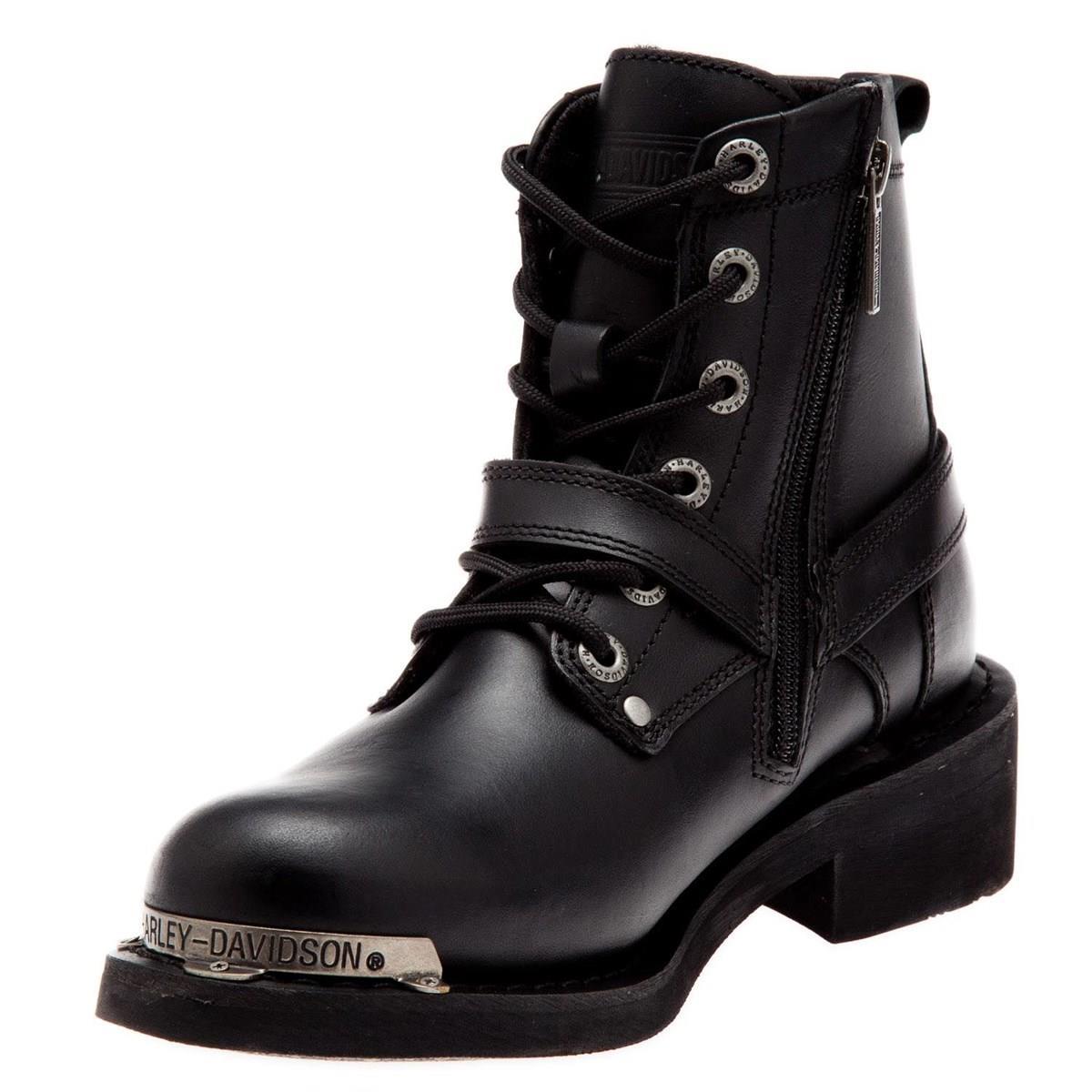 Harley Davidson Becky Black Deri Kadın Bot