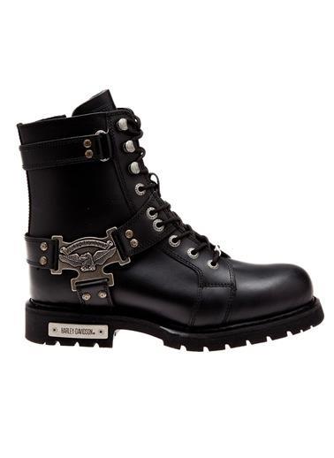 Harley Davidson Charles Black Deri Erkek Bot