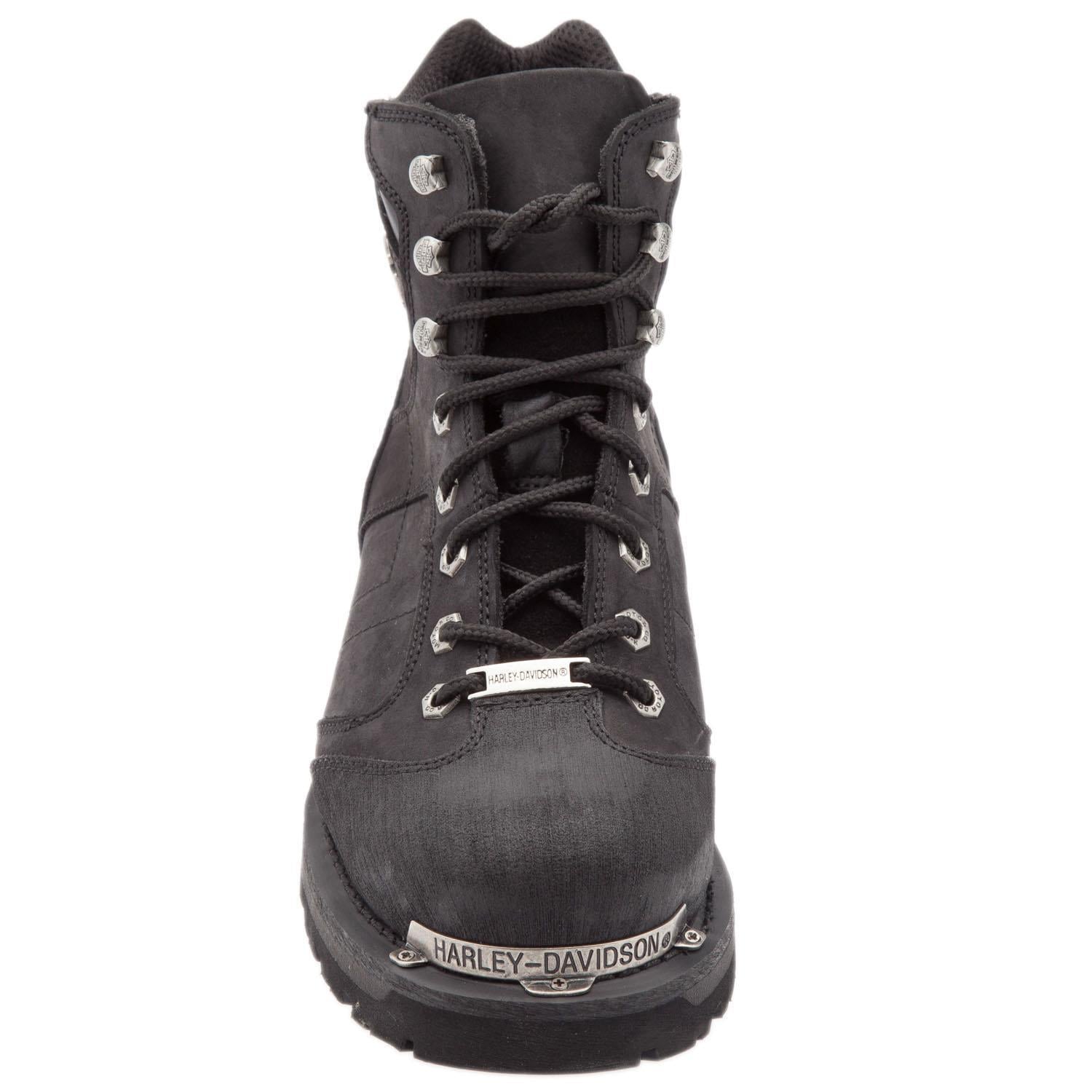 Harley Davidson Clemente Black Crazy Deri Erkek Bot