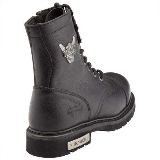 Harley Davidson Colmar Black Baskılı Deri Erkek Bot