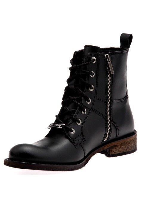 Harley Davidson Edward Black Deri Erkek Bot