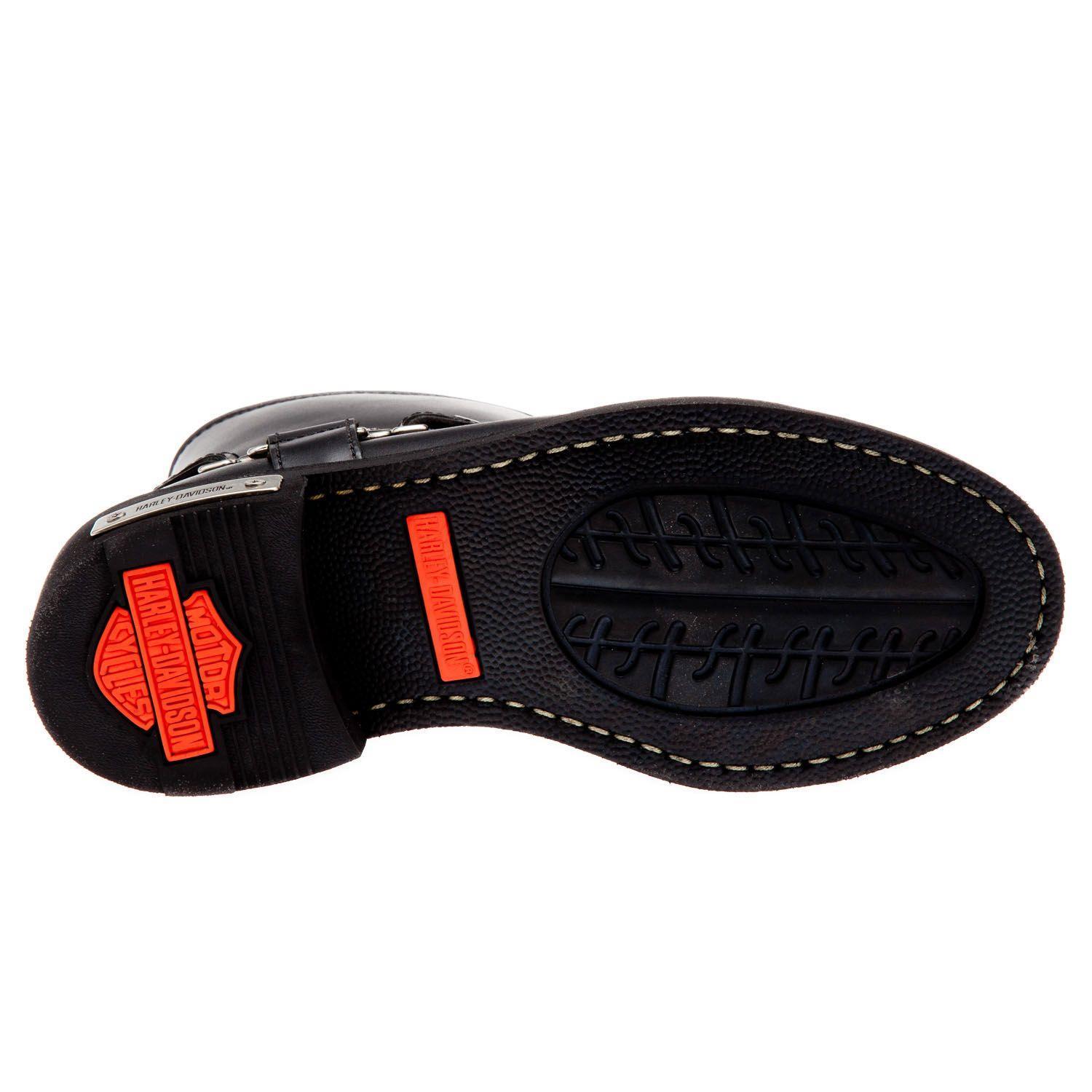 Harley Davidson Estes Black Deri Kadın Bot