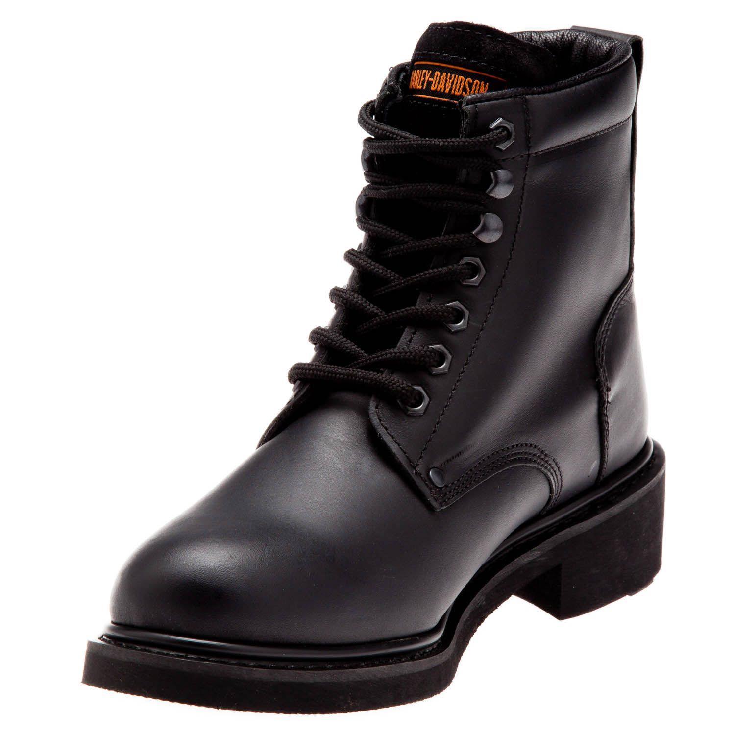 Harley Davidson Gibson Black Deri Erkek Bot
