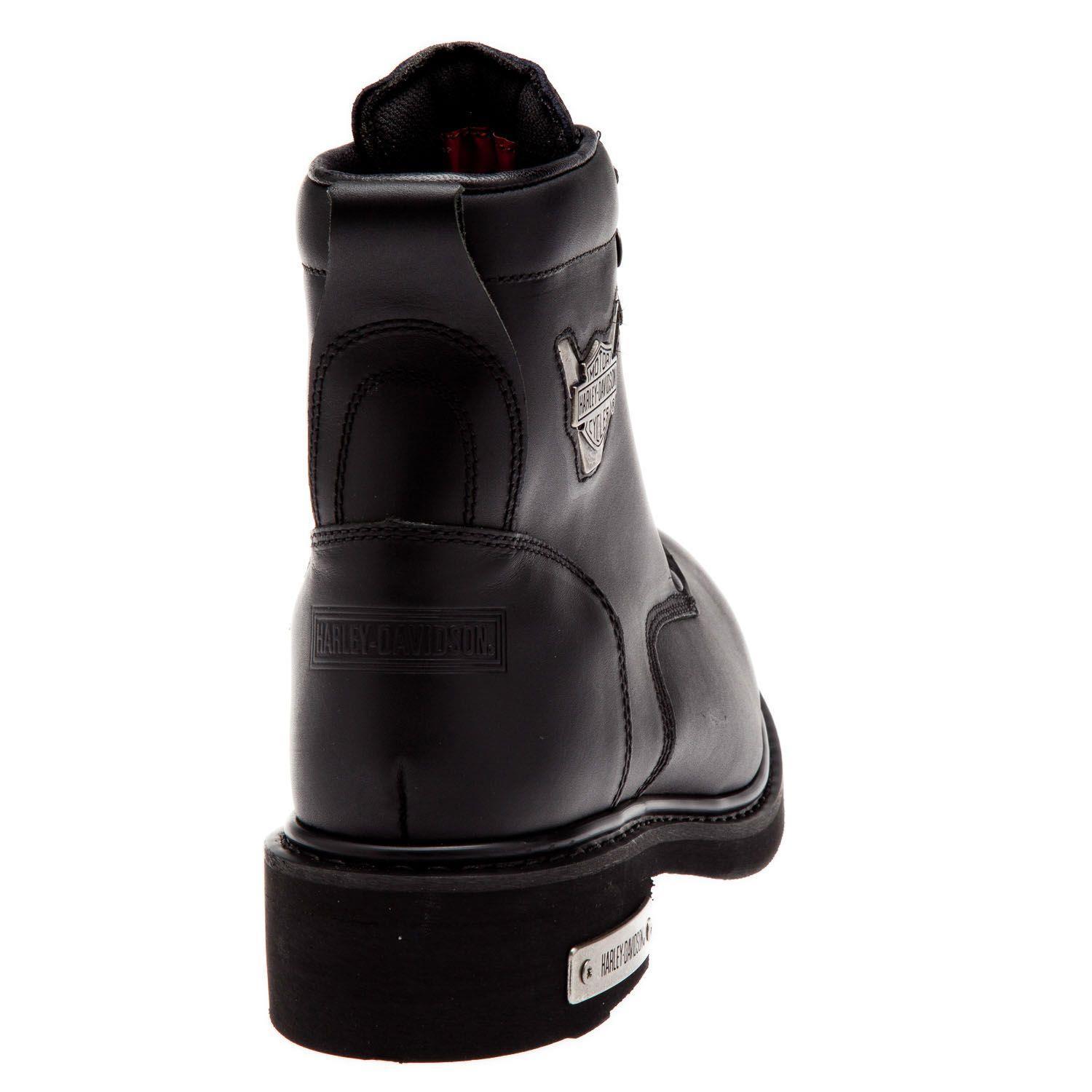 Harley Davidson Gibson Black Deri Erkek Bot