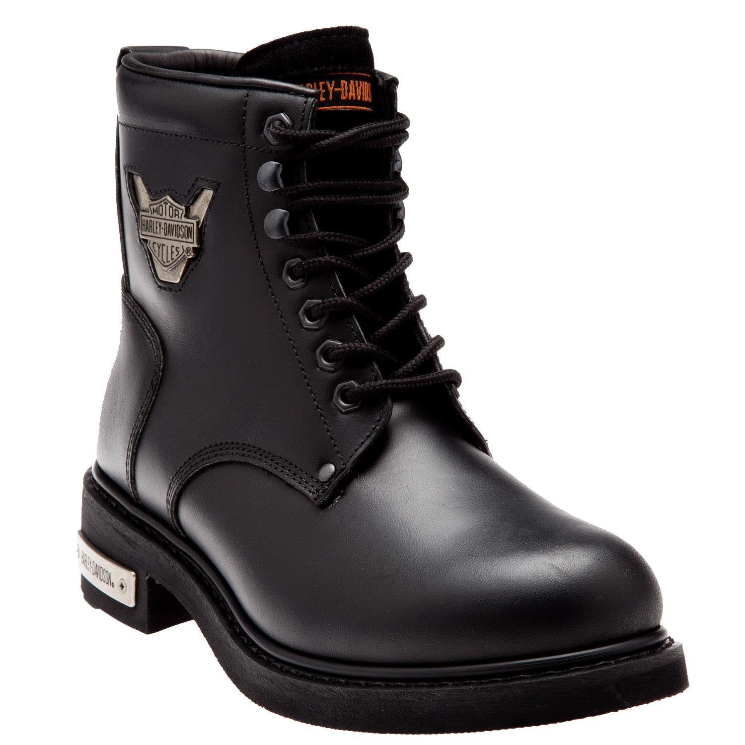 Harley Davidson Gibson Black Deri Erkek Bot