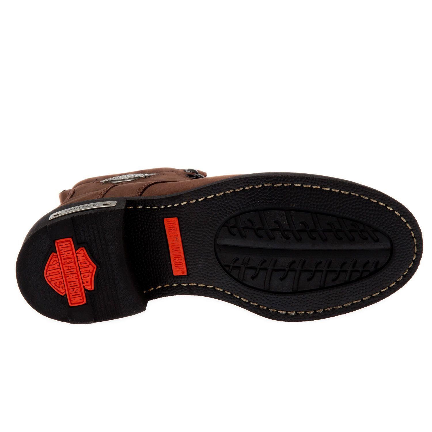 Harley Davidson Gibson Dark Brown Nubuk Erkek Bot