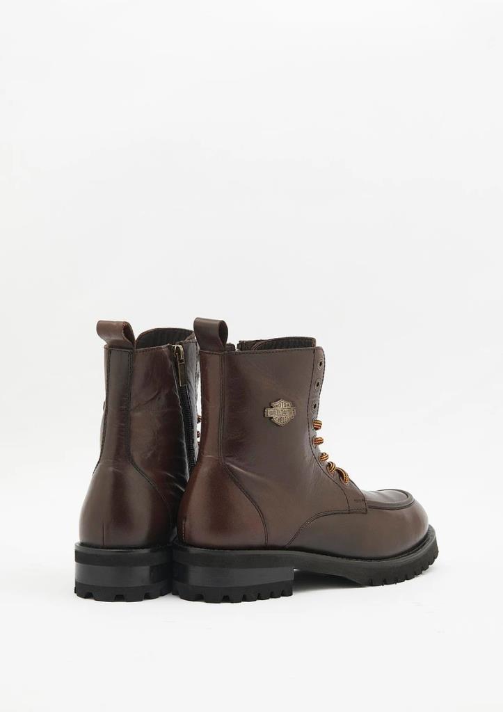 Harley Davidson Khalifa Dark Brown Deri Erkek Bot