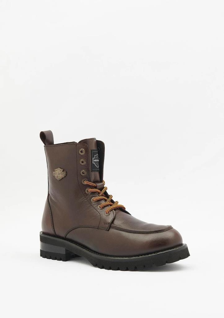Harley Davidson Khalifa Dark Brown Deri Erkek Bot