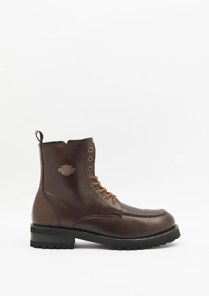 Harley Davidson Khalifa Dark Brown Deri Erkek Bot