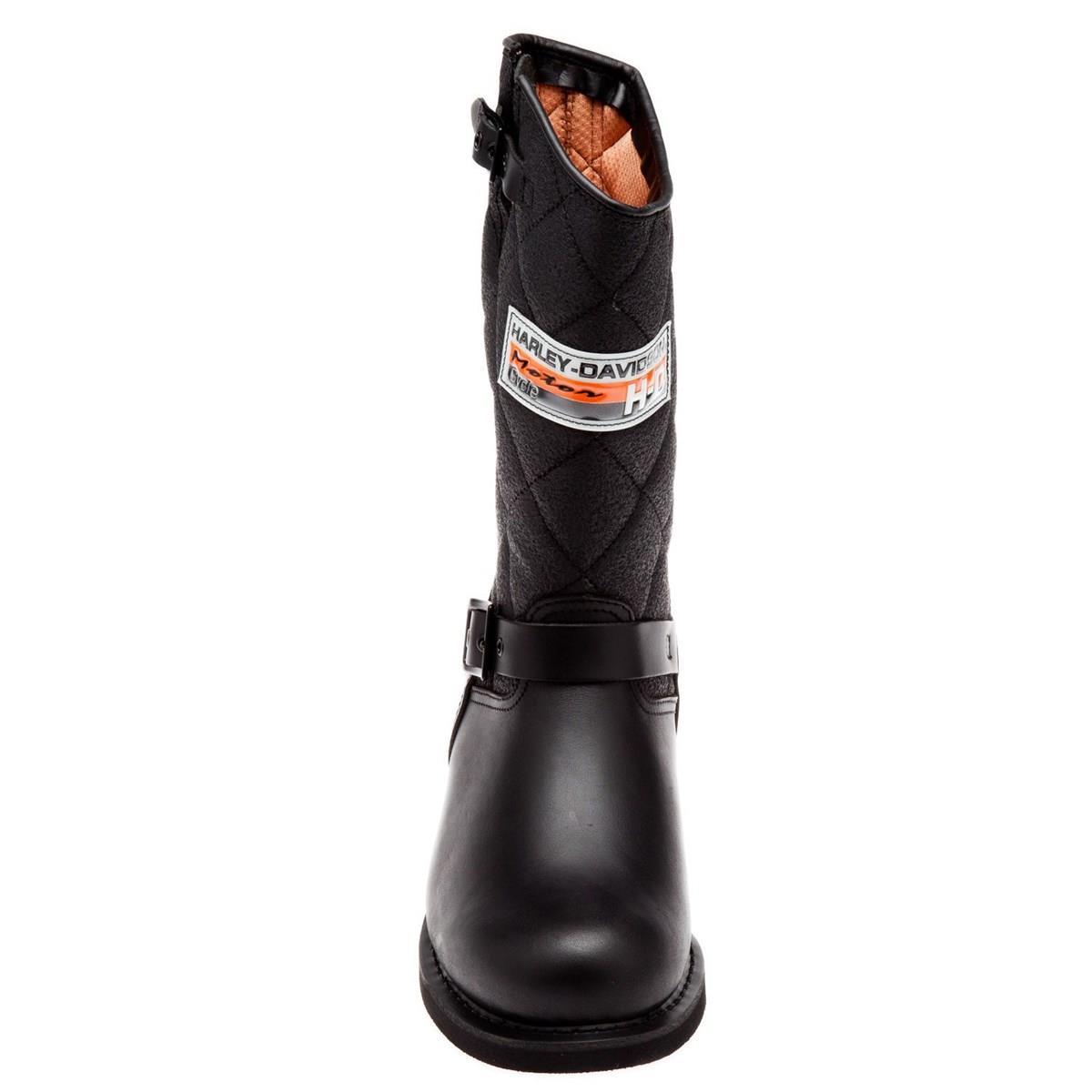 Harley Davidson Laconia 644 Black Deri Erkek Çizme
