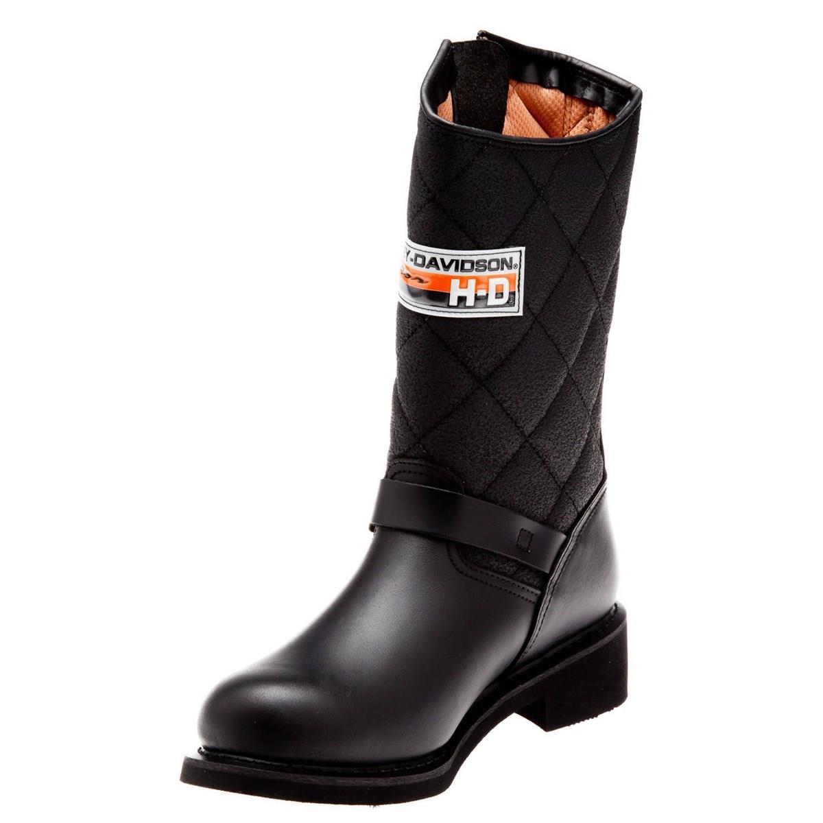 Harley Davidson Laconia 644 Black Deri Erkek Çizme