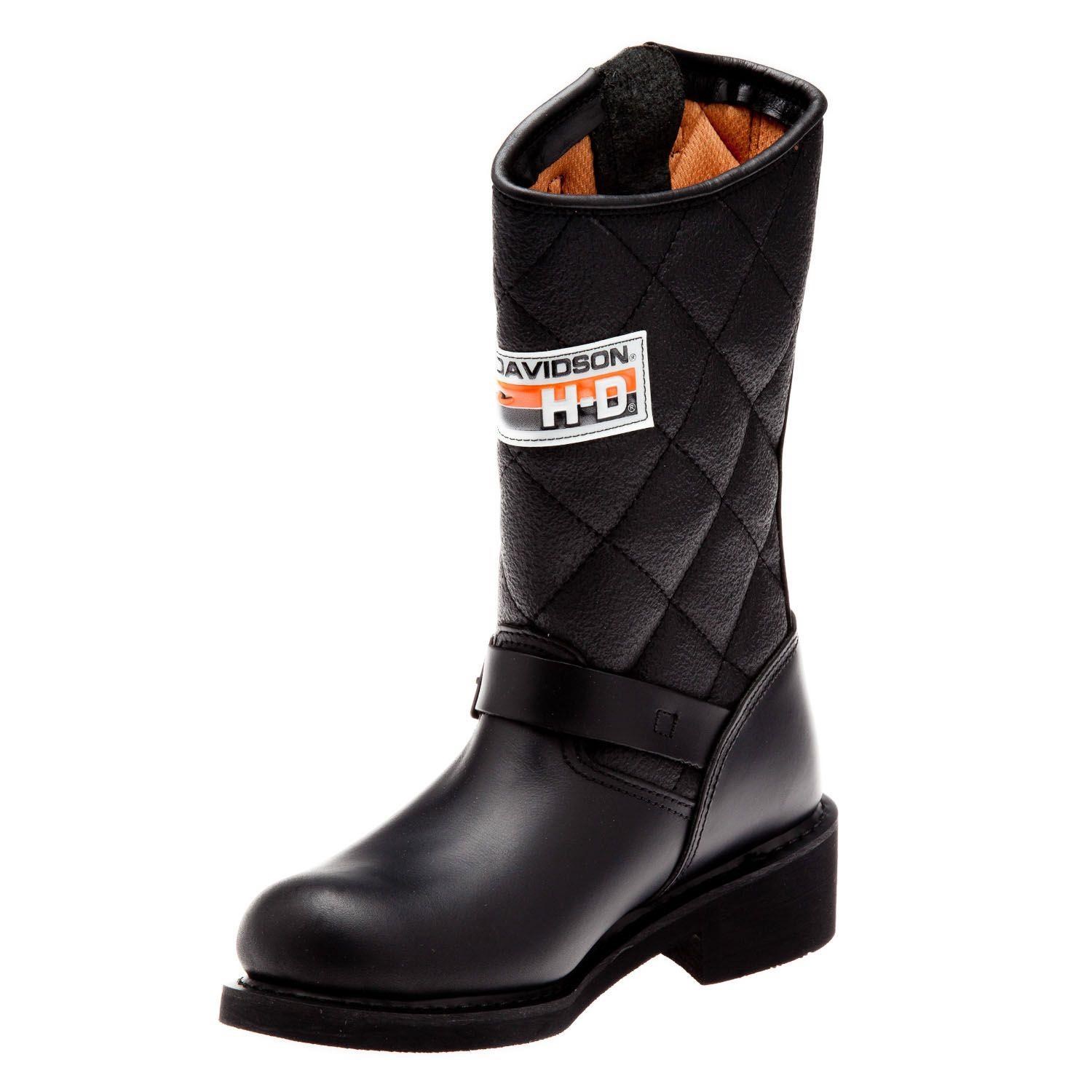 Harley Davidson Laconia 644 Black Deri Kadın Çizme