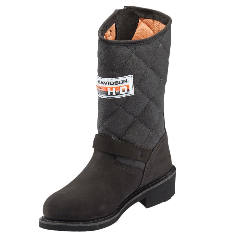 Harley Davidson Laconia 644 Black Nubuk Erkek Çizme