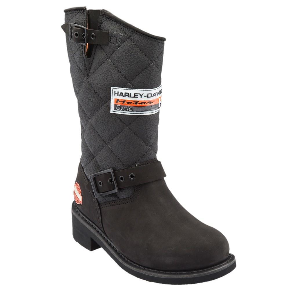 Harley Davidson Laconia 644 Black Nubuk Erkek Çizme