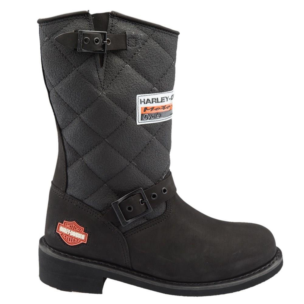 Harley Davidson Laconia 644 Black Nubuk Erkek Çizme