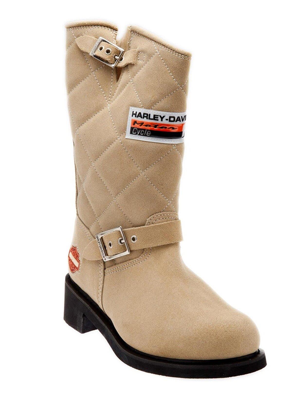 Harley Davidson Laconia 644 Crosta Süet Erkek Çizme