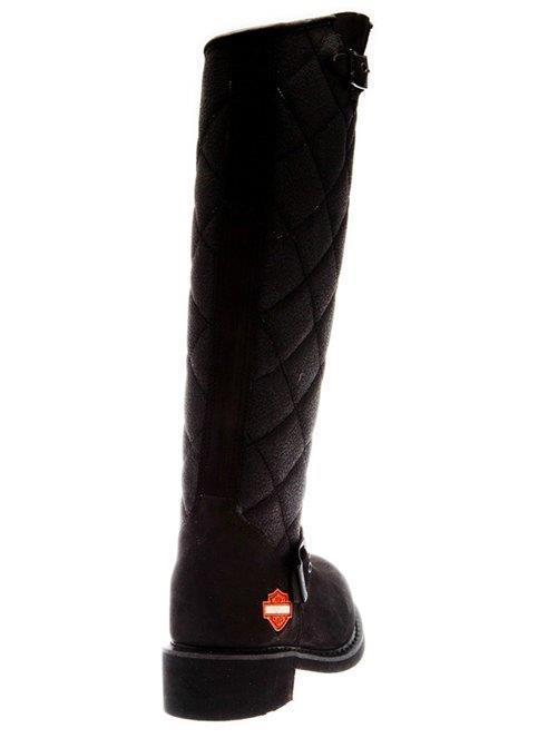 Harley Davidson Laconia Hi 646  Black Nubuk Kadın Çizme