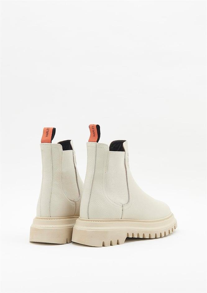 Harley Davidson Mourir Beige Floter Kadın Bot