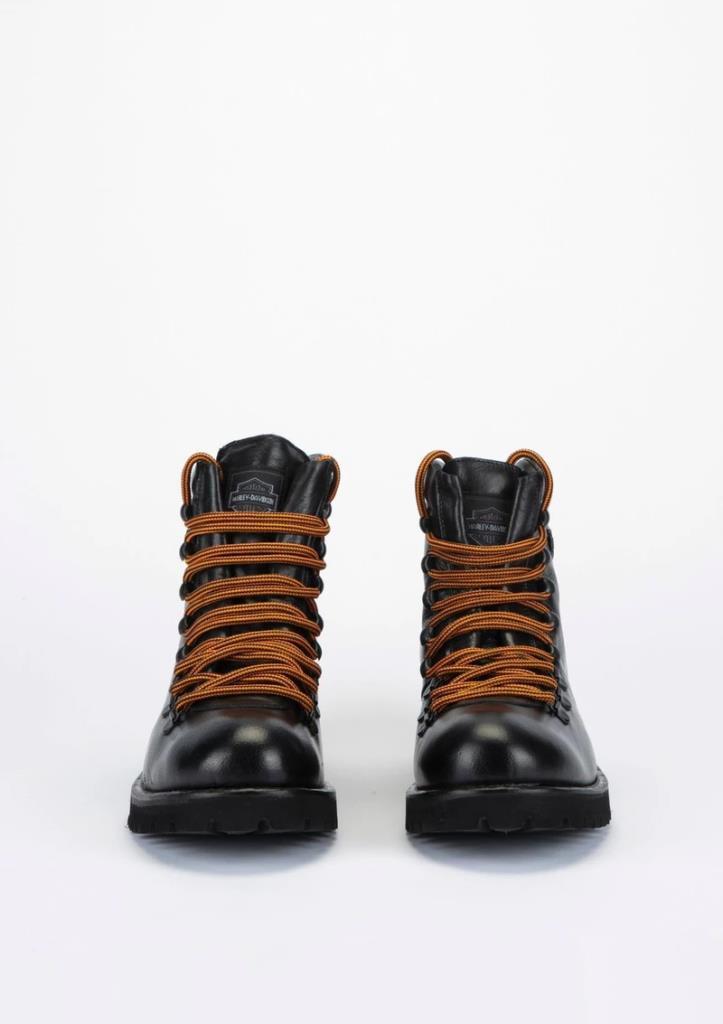 Harley Davidson Notley Black Deri Erkek Bot