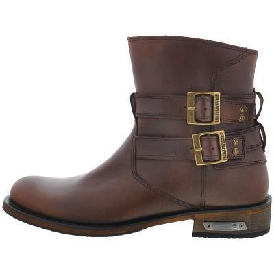 Harley Davidson Patrick Dark Brown Deri Erkek Bot