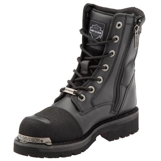 Harley Davidson Riddick Black Deri Erkek Bot