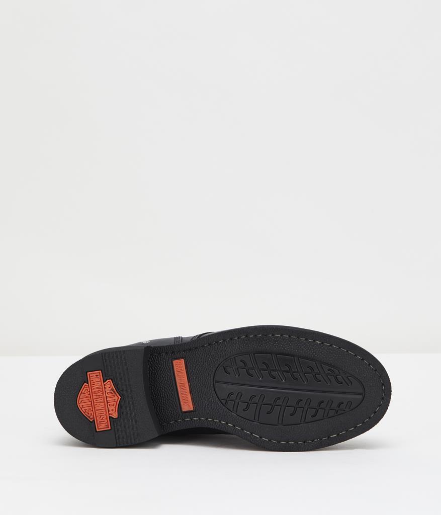 Harley Davidson Workers 418 Black Deri Erkek Bot