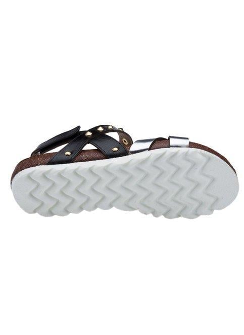 Hush Puppies 031Z1469 Gray Silver Deri Kadın Sandalet