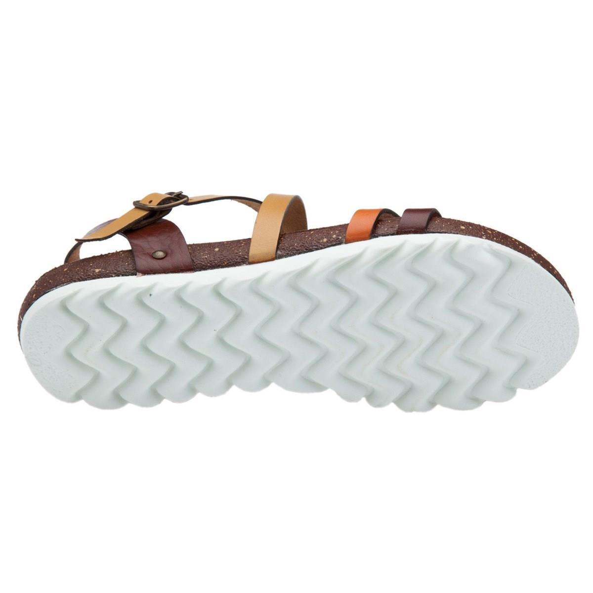 Hush Puppies 031Z1472 Cors Brown Kadın Deri Sandalet