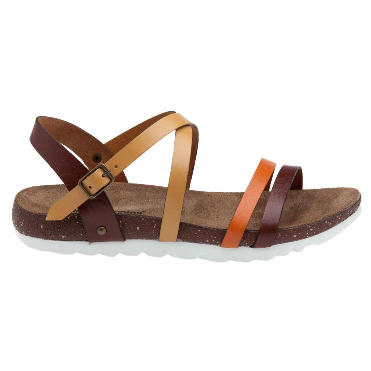 Hush Puppies 031Z1472 Cors Brown Kadın Deri Sandalet