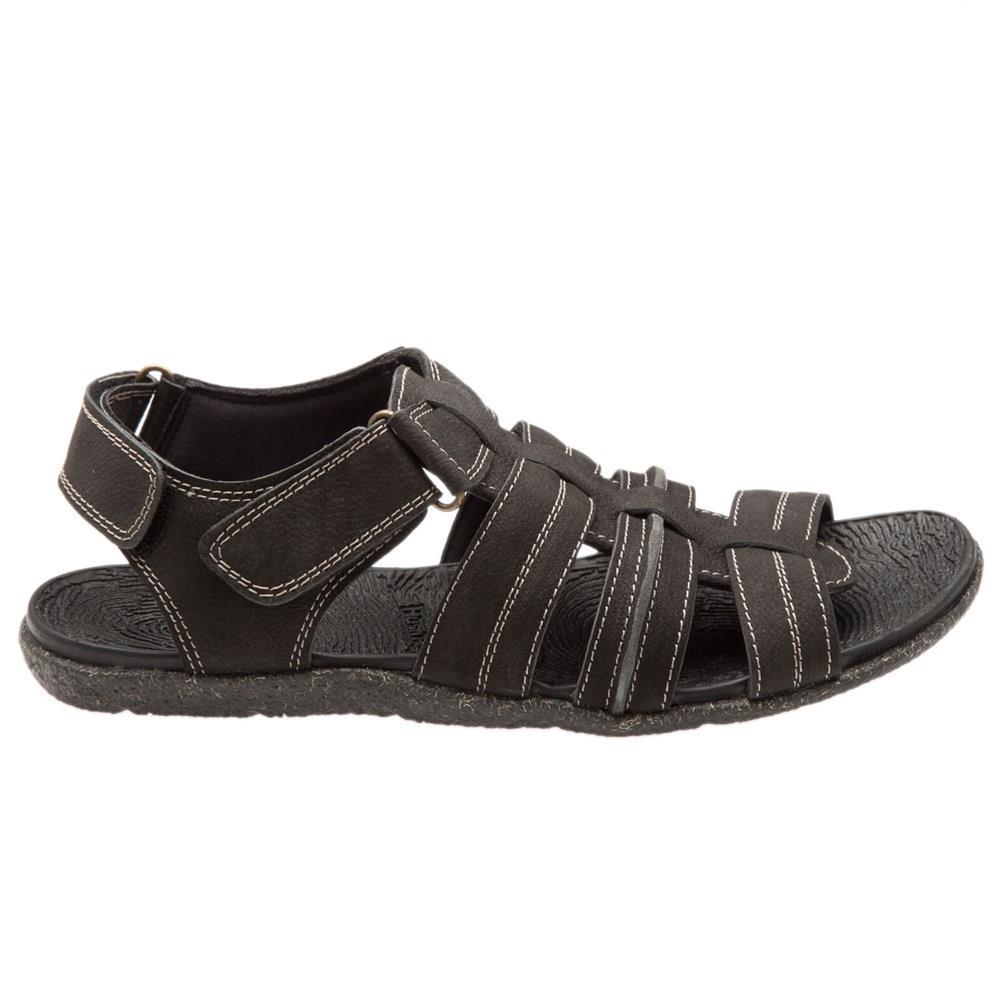 Hush Puppies Fisherman Frame Dark Brown Nubuk Erkek Sandalet