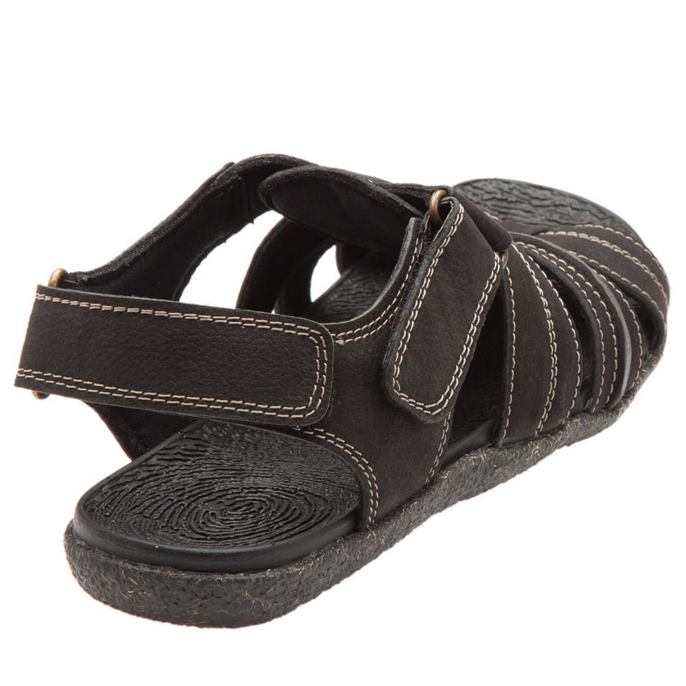 Hush Puppies Fisherman Frame Dark Brown Nubuk Erkek Sandalet