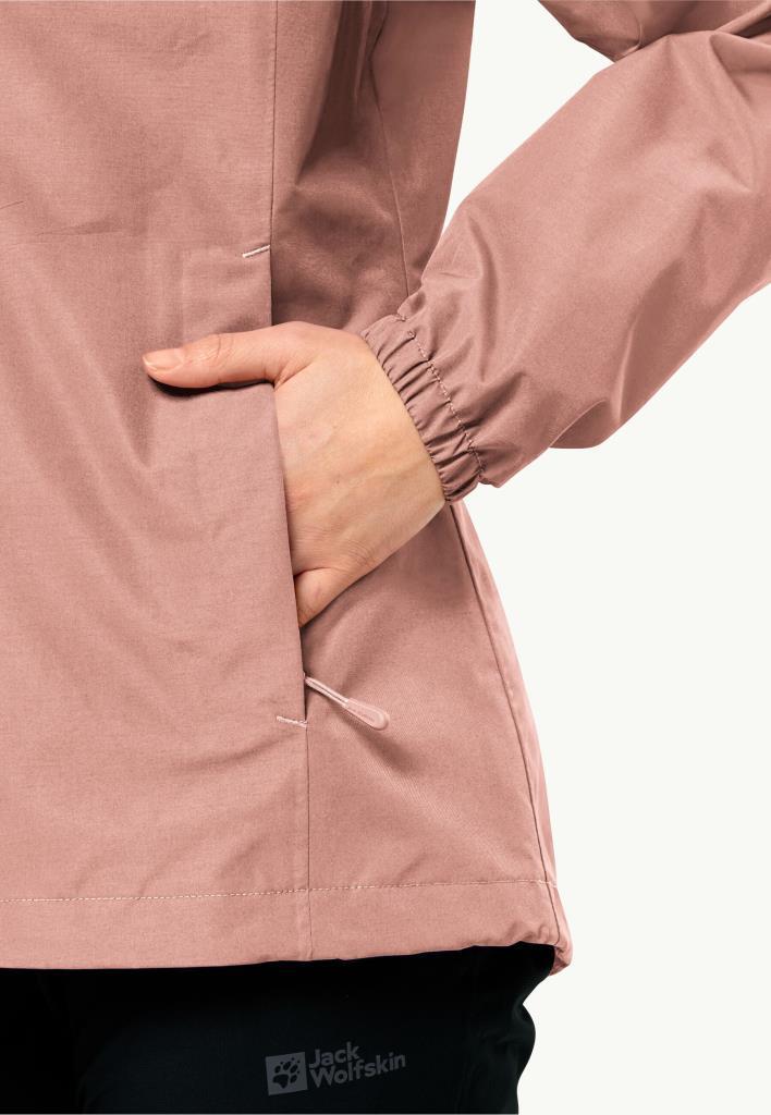Jack Wolfskin 1111202_2919 Stormy Point 2L JKT W Rose Dawn Kadın Outdoor Ceket