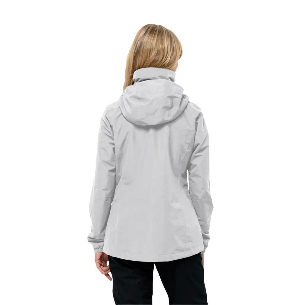 Jack Wolfskin 1111202_6709 Stormy Point 2L JKT W Cool Grey Kadın Outdoor Ceket