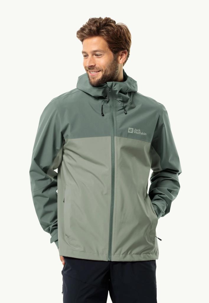 Jack Wolfskin 1115892_4137 Weiltal 2L JKT M Mint Leaf Erkek Outdoor Ceket