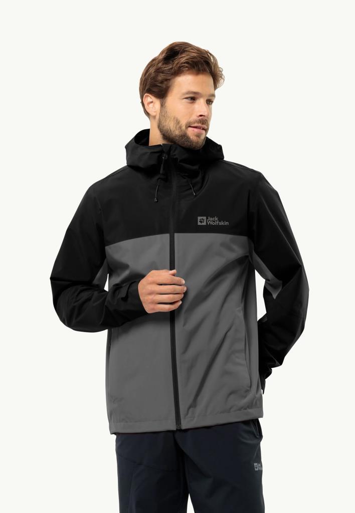 Jack Wolfskin 1115892_6945 Weiltal 2L JKT M Slate Erkek Outdoor Ceket