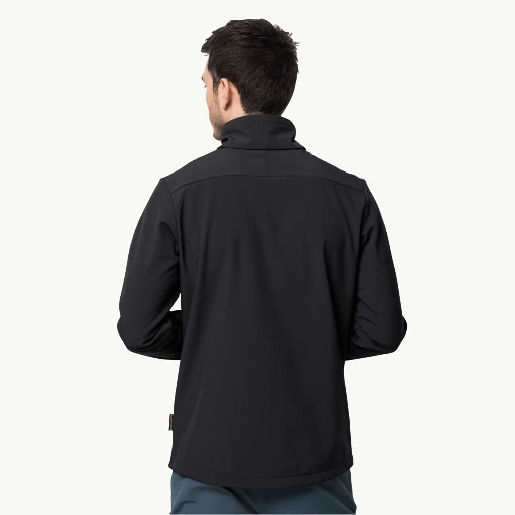 Jack Wolfskin 1305801_6000006 Whirlwind Men Black Erkek Outdoor Ceket