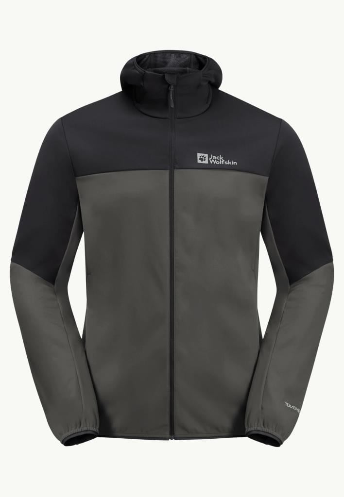 Jack Wolfskin 1306923_6945 Feldberg Hoody M Slate Erkek Outdoor Ceket