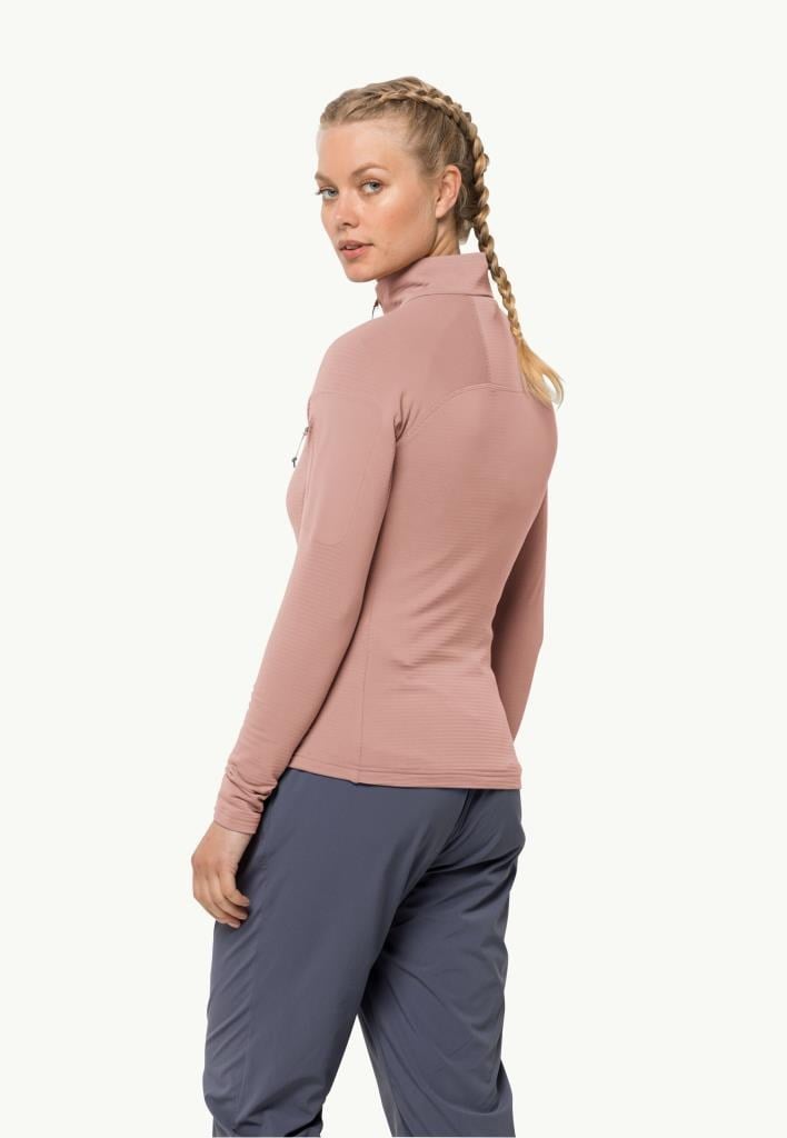 Jack Wolfskin 1710981_2919 Prelight FZ W Rose Dawn Kadın Polar