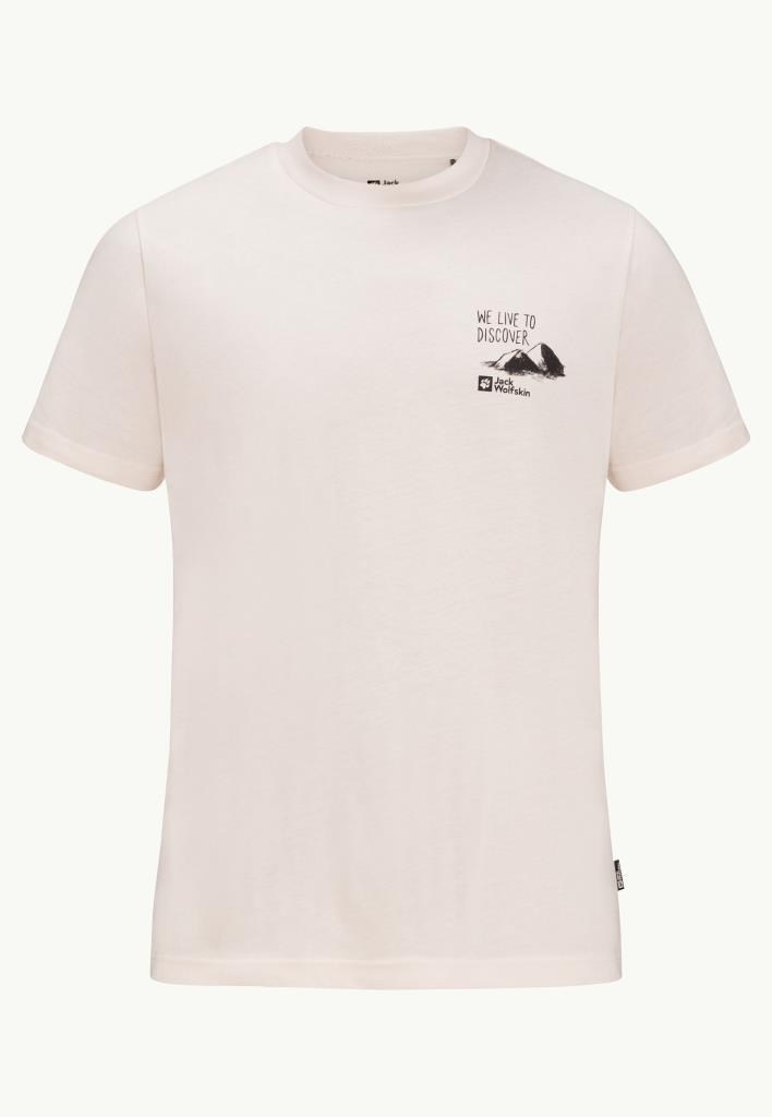 Jack Wolfskin 1809761TR Discover T M Seashell Erkek Tshirt